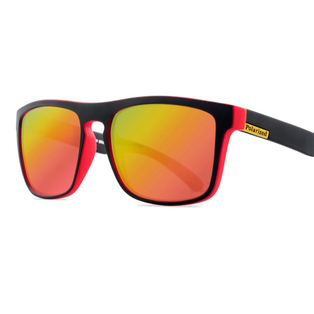 Trendy men’s square polarized glasses
